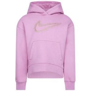 Nike‎ Girls Elemental Pink Sweatshirt With Gold Logo Size 6